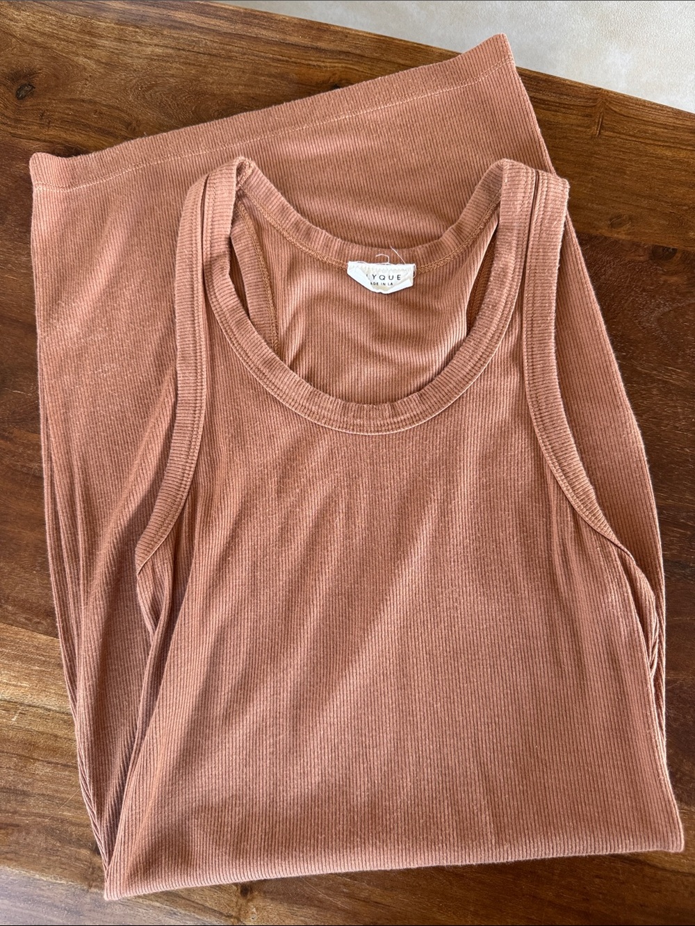 CLYQUE Ribbed Mini Dress